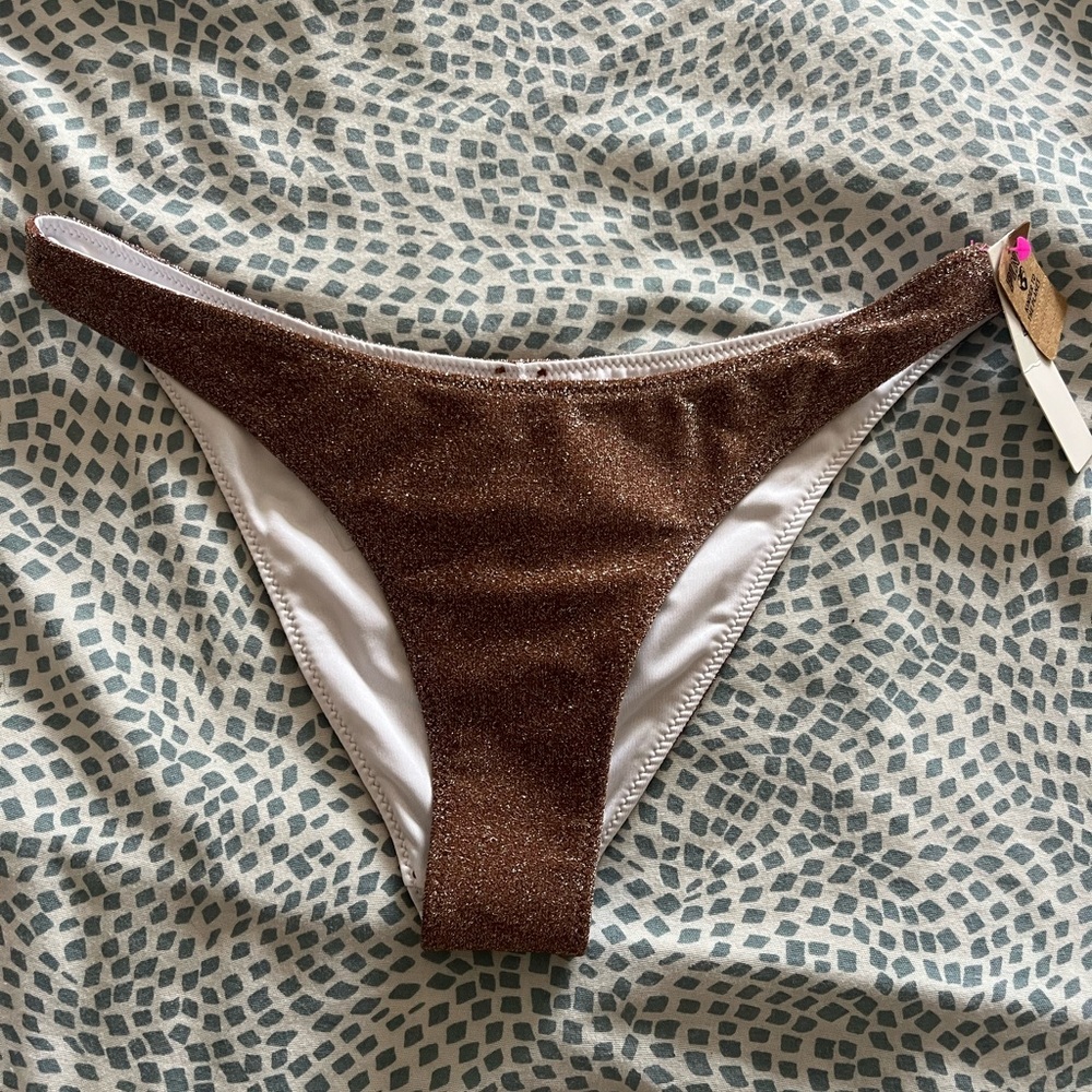 NWT pink swimsuit bottom Size S